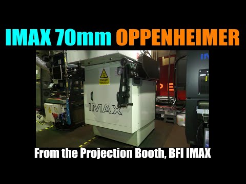 HOW CINEMAS WORK - IMAX 70mm OPPENHEIMER FROM THE PROJECTION BOX, BFI IMAX