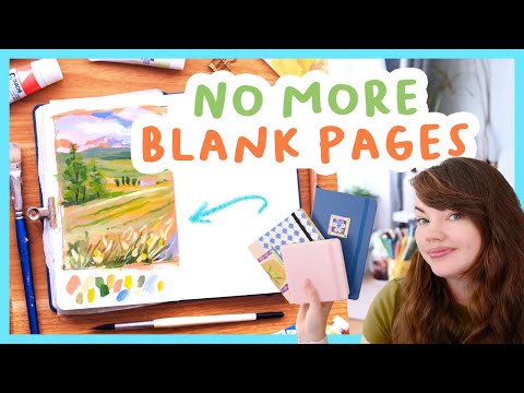 The secret to filling your sketchbook π 6 ways to get creative β¨