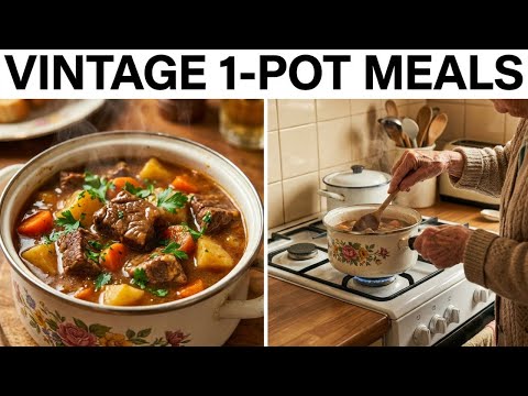 20 CHEAP British Vintage One-Pot Meals for Seniors Living Alone (That Cost Pennies!)
