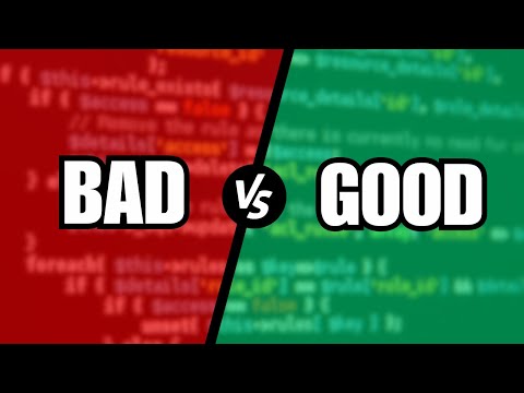 Bad Code vs Good Code