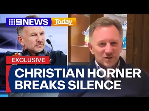Christian Horner breaks his silence on his exit from Red Bull | 9 News Australia