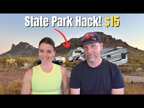 Most people drive right by! Arizona State Park RV Camping! (Picacho Peak)