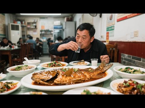 三条桂鱼128,一大盘呆子鱼88,安徽高铁小镇40年老土菜馆【舟小九】