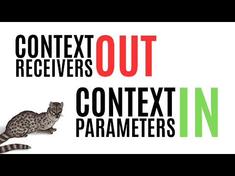 Down with Context Receivers - Migrating to Context Parameters