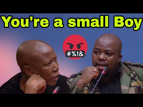 Julius Malema vs Sibonelo Nomvalo BIG FIGHT. You're a small boy, i defeated your father.