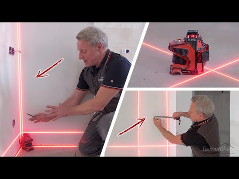 How to simplify, speed up, and improve apartment renovations with a laser level? A practical demo...