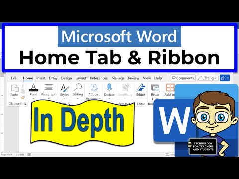 The Microsoft Word Home Tab and Ribbon In Depth