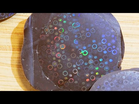 Holograms on chocolate