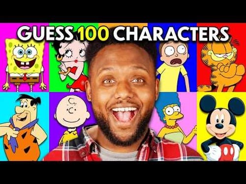 Name The 100 Most Popular Cartoon Characters EVER!
