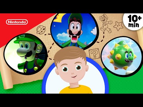 Luigi Scavenger Hunt For Kids 🔎 Can You Find These Unusual Nintendo Moments? 🤔 | Play Nintendo