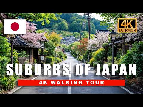 🇯🇵 4K Japan Walking Tour - Relaxing Moss Covered Village Walk | 4K Ambience in HDR 60fps