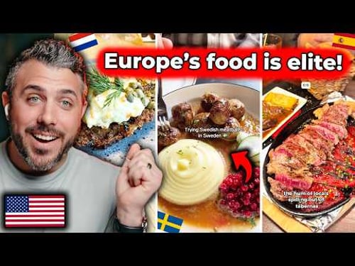 Europeβs Food Scene Is on Another Level... American Mind Blown π±