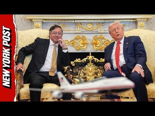 Trump Meets with Colombia President Gustavo Petro at the White House