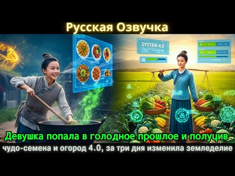 Девушка попала в голодное прошлое и получив чудо-семена и огород 4.0, за три дня изменила земледелие