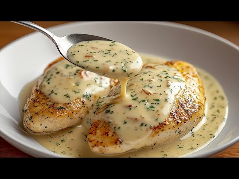 Chicken in creamy sauce with potatoes – just like in a restaurant! Easy and Tasty!