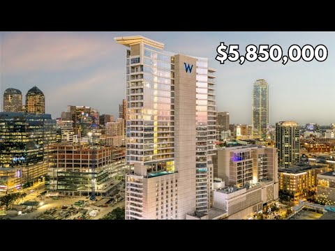 Inside a $5.85M Ultra-Luxury Penthouse in Dallas | W Dallas Tour w/ Younes Mufleh