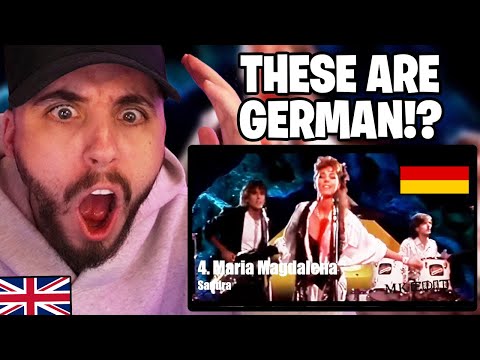 Brit Reacts to Most Popular German Songs 1980-1989!