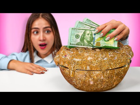 $1 Vs $100 Vs $1000 Slime!