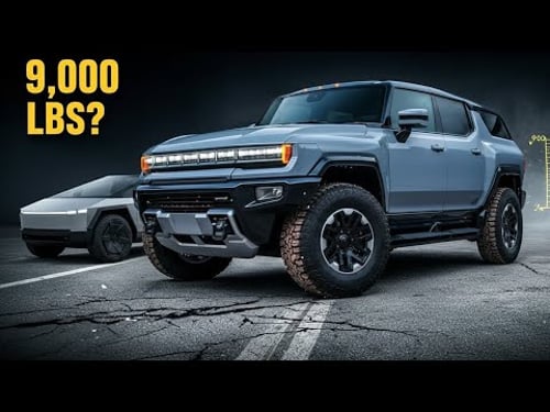 Hummer EV Weight Nightmare: 9K Lbs vs Tesla Cybertruck, Which one is better?