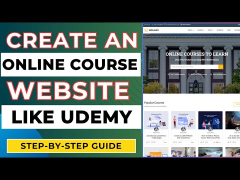 How to Create Online Course LMS Educational Website like Udemy & Coursera with WordPress Eduma Theme