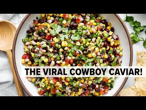 COWBOY CAVIAR | Easy, Fresh & Healthy Party Dip (in 15 Min!)