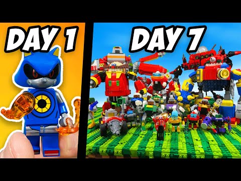 I built a LEGO Sonic army in 7 days