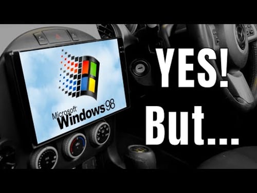 Can I get Windows 98 running on my CAR?