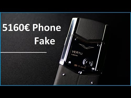 5160€ China Fake tested - Vertu Signature S Clone for 34€ - The luxury fake - Moschuss