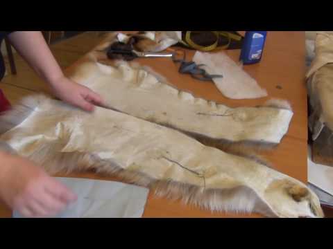 Технология обработки мехового воротника