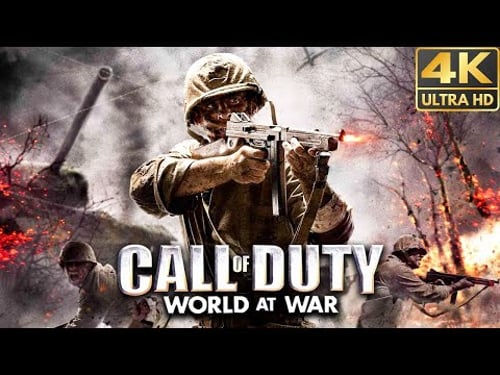 CALL OF DUTY WORLD AT WAR Gameplay Walkthrough Campaign FULL GAME - 4K 180 FPS