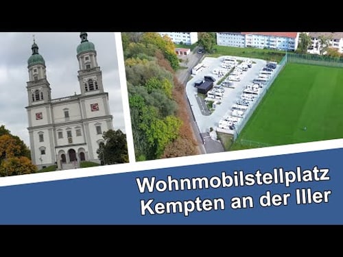 Wohnmobilstellplatz Kempten an der Iller. #allgäu #womoclick