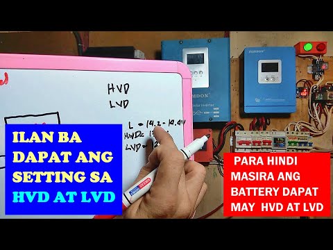 ANO ANG FUNCTION NG HVD AT LVD SA CHARGE CONTROLLER AT SA POWER INVERTER