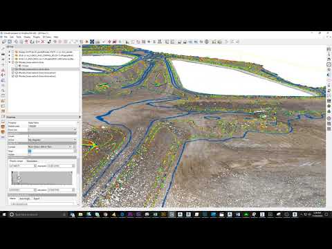 Automated Slope Breakline Classification with CloudCompare