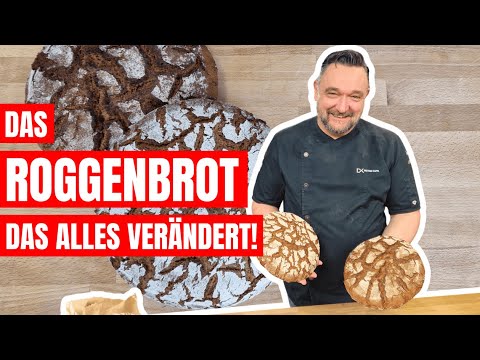Perfektes Roggenbrot mit Sauerteig backen - Schritt für Schritt