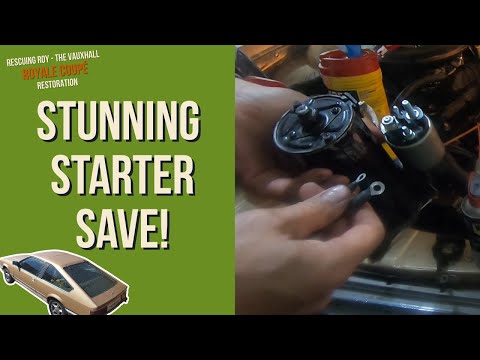 Stunning Starter Save, New Solenoid & Brushes FIX the Intermittent Problem