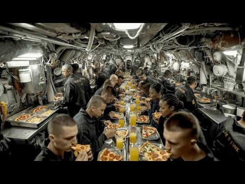 How $4 Billion US Sub Serves Fresh Pizza With NO Resupply in 6 Months