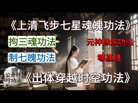 公开秘传《上清飞步七星魂魄功法》零基础 了解三魂七魄 穿越时空 去看儿时的自己? 拘三魂法 制七魄法 《元神修炼功法》无所保留 玄学效命于你。 Yuan Shen Cultivation