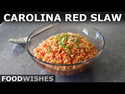The Perfect BBQ Side Dish (Carolina Red Slaw) | Food Wishes
