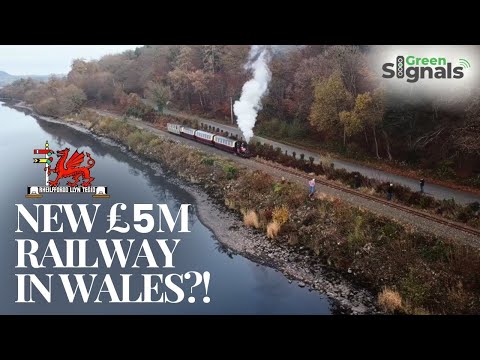 The NEW £5M railway being built in Wales – Bala Lake Railway extension Snowdonia