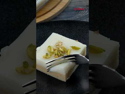 Just Semolina & Milk! Easy Suji Milk Dessert #recipe #dessert #milkdessert #milkcake