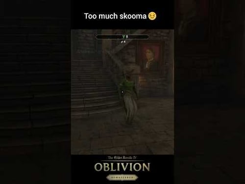 Stay off the drink.. #shorts #oblivionremastered #oblivion #gaming