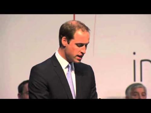 Prince William St George's Park speech