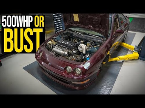 Neglected Integra GS-R TURBO K-Swap Build - EP2