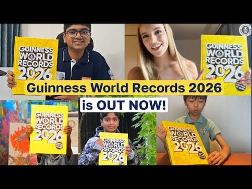 Let's unbox the Guinness World Records 2026 book!