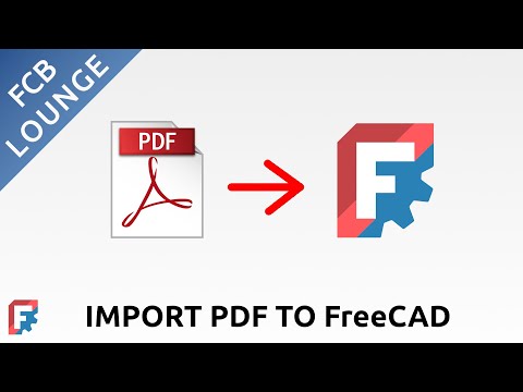 Import PDF to FreeCAD