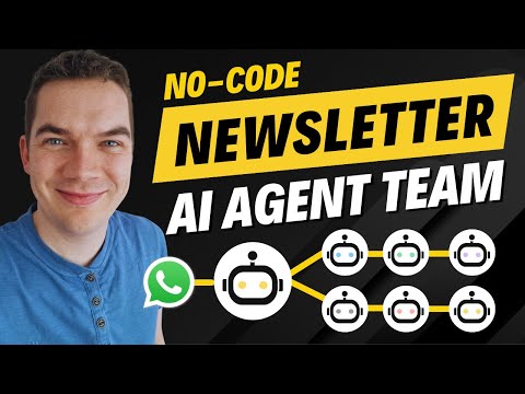 This 7+ AI Agent Team Automates Your Email Newsletter! (No-Code)