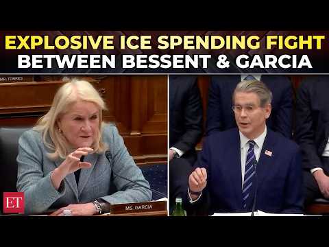 'You disagree that Trump was elected?': Bessent clashes with Garcia over ICE funding, Housing costs