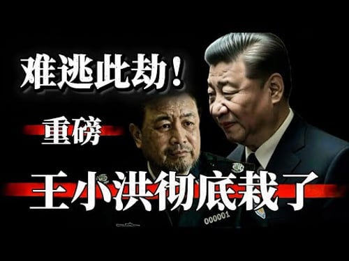 王小洪被拿下始末!心腹被干掉。他是如何失宠的?喉癌晚期不会平安落地。牵扯张又侠大案。出来混总是要还的。 #习近平 #王小洪