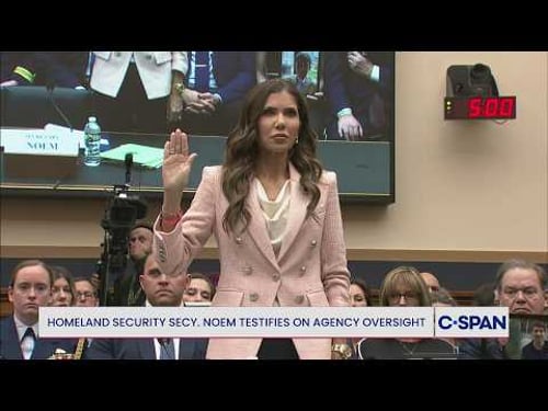DHS Secretary Kristi Noem Testifies Before House Judiciary Committee