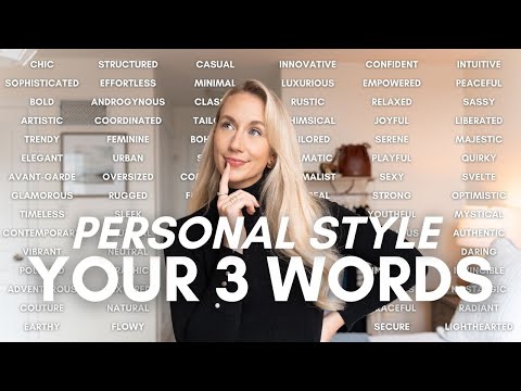 HOW TO FIND YOUR PERSONAL STYLE 3 WORDS | The Allison Bornstein 3 Word Method